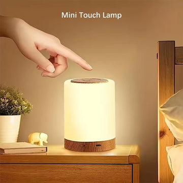 LED Touch Bedside Lamp with Timer and Colour Modes