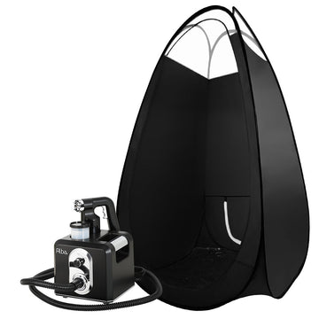 Alba Professional Spray Tan Machine with Tent 500W Black