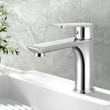 Cefito Bathroom Basin Mixer Tap Deck Mount Solid Brass Chrome