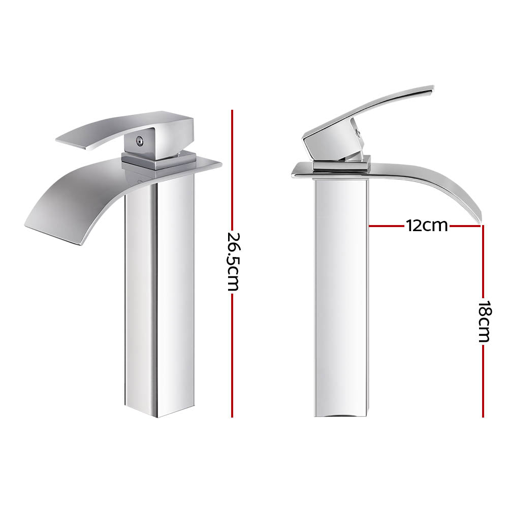 Cefito Bathroom Basin Mixer Tap Polished Chrome Solid Brass