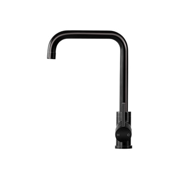 Cefito Rectangle Gooseneck Kitchen Mixer Tap Matt Black