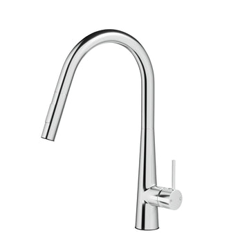 Della Francesca Pull-Out Kitchen Mixer Tap WELS 5 Star Chrome