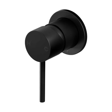 Cefito Bathroom Basin Mixer Tap Wall Mounted Solid Brass Matte Black