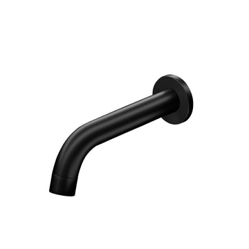 Cefito Wall Bath Spout with Anti-Splash Aerator Brass Matte Black