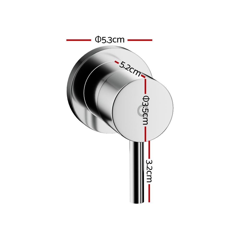 Cefito Basin Twin Tap with Ceramic Disc Cartridge Chrome