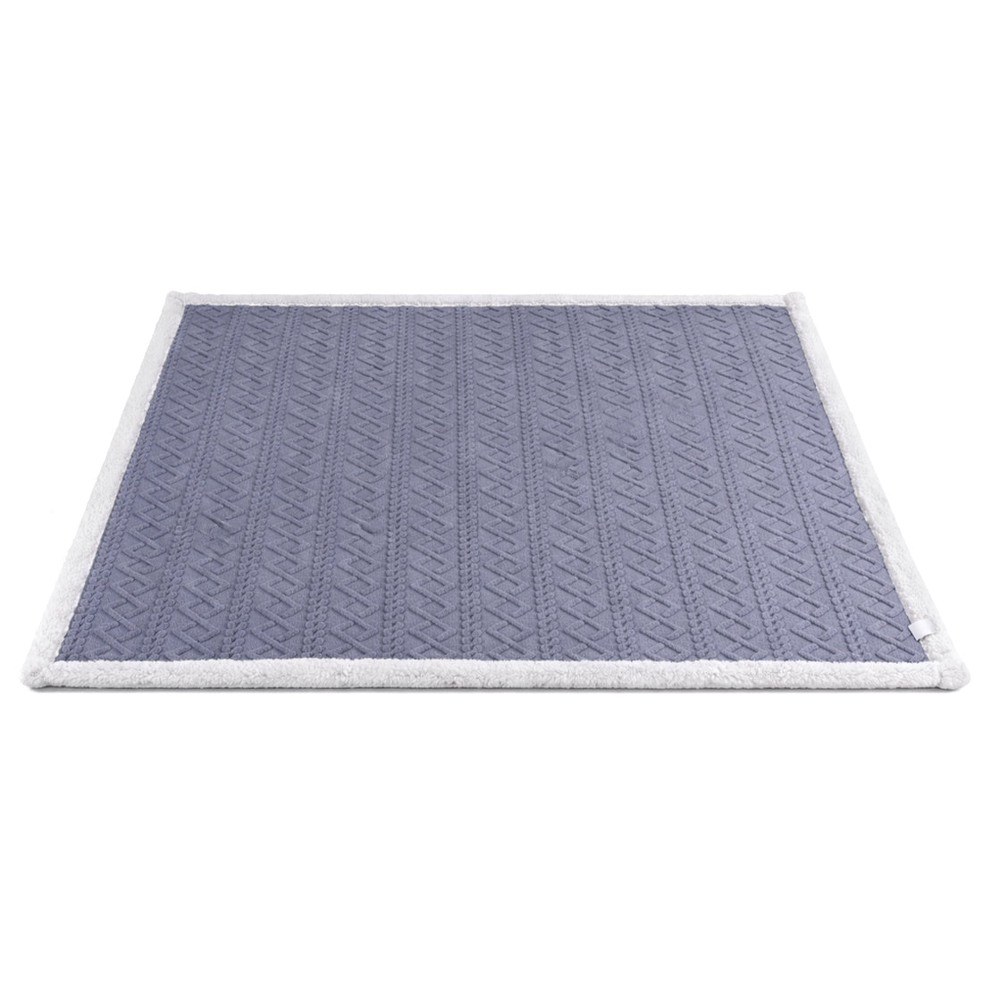 Giselle Fleece Throw Blanket Double-Sided 152x203cm Grey