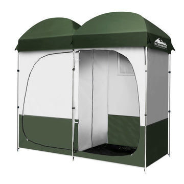 Weisshorn Camping Shower Toilet Tent Change Room Green