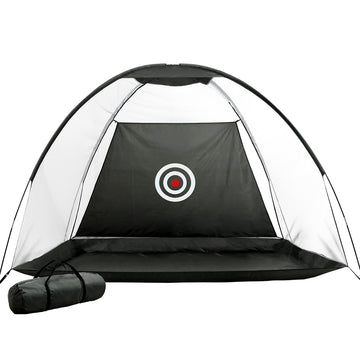 Everfit Golf Practice Net 3m Portable Driving Target Tent Black