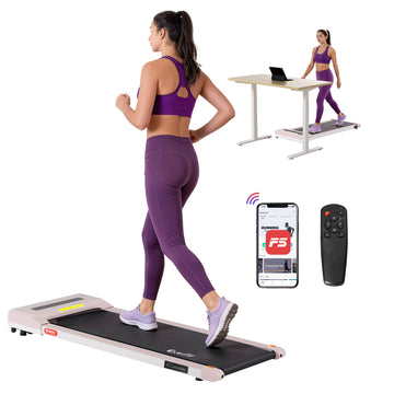 Everfit Walking Pad Treadmill Under Desk 360mm Pink