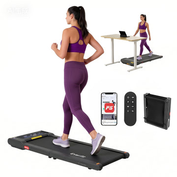 Everfit Walking Pad Treadmill 2-in-1 Foldable Under Desk 38cm APP
