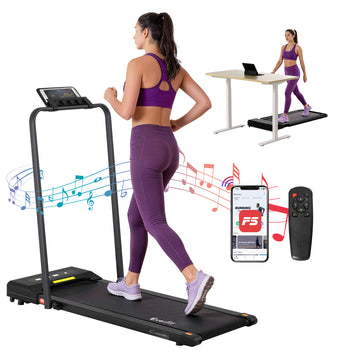 Everfit Walking Pad Under Desk Treadmill 380mm Black