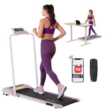 Everfit Walking Pad Under Desk Treadmill 380mm Pink