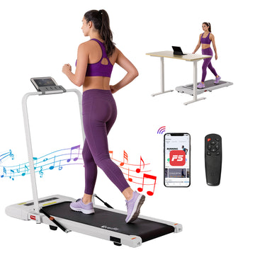 Everfit Under-Desk Walking Pad Treadmill 400mm White