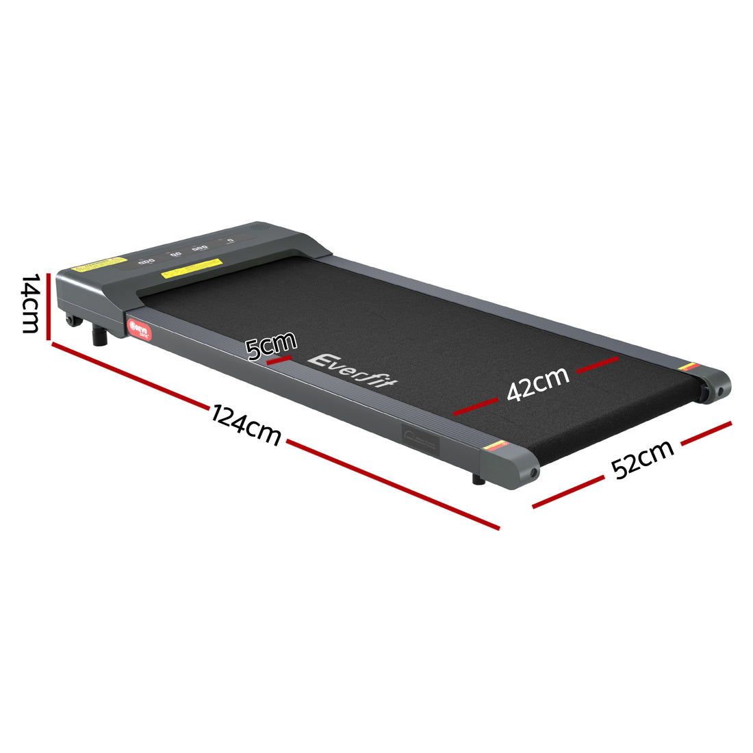Everfit Walking Pad Under Desk Treadmill 400mm Grey