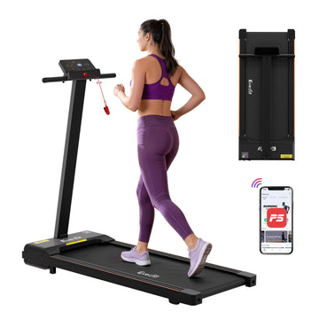 Everfit Walking Pad Treadmill 2-in-1 Foldable 40cm 12 Programs APP
