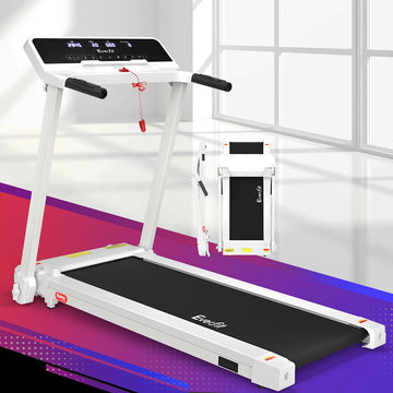 Everfit Foldable Treadmill 12 Training Programs Digital LCD White