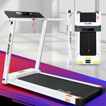 Everfit Folding Treadmill Cardio Exercise Equipment 120kg 14 Speed White