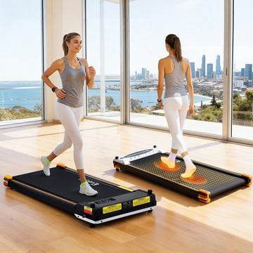 Everfit 2-in-1 Walking Pad and Foot Massager 6km/h 0.75HP Black