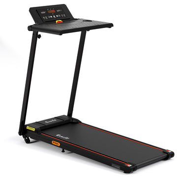 Everfit Work and Walk Treadmill with Desktop 14km/h 2.5HP Black