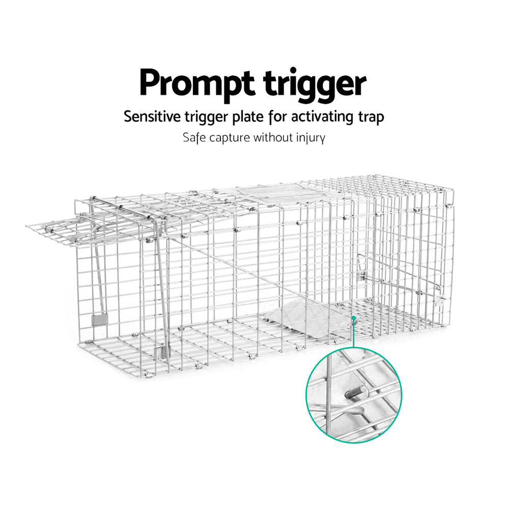 Gardeon Humane Animal Trap Cage Galvanised Iron for Possums
