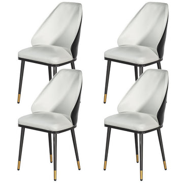 Artiss Dining Chairs Set of 4 PU Leather Contoured Backrest