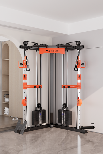 SmartFit Cable Crossover Machine Home Gym 140kg Weight Stack