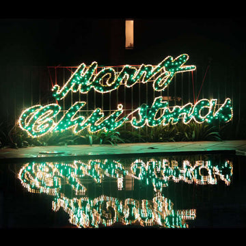 Samland Merry Christmas LED Sign Light 5.5m Rope Light Commercial