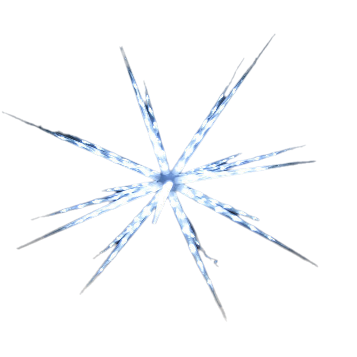 Samland LED Star Ball Christmas Light 160 LED 100cm White