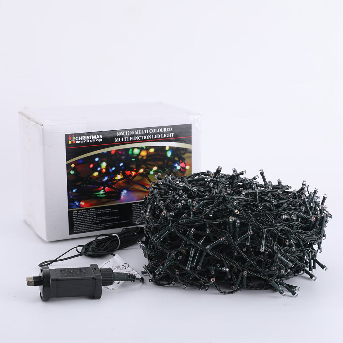 Samland 1200 LED Christmas Fairy Lights 60m Multi Colour