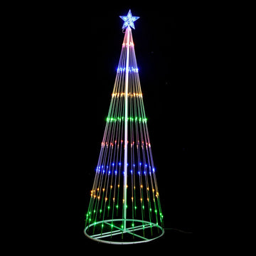 Samland LED Christmas Tree with Star Lights 163cm