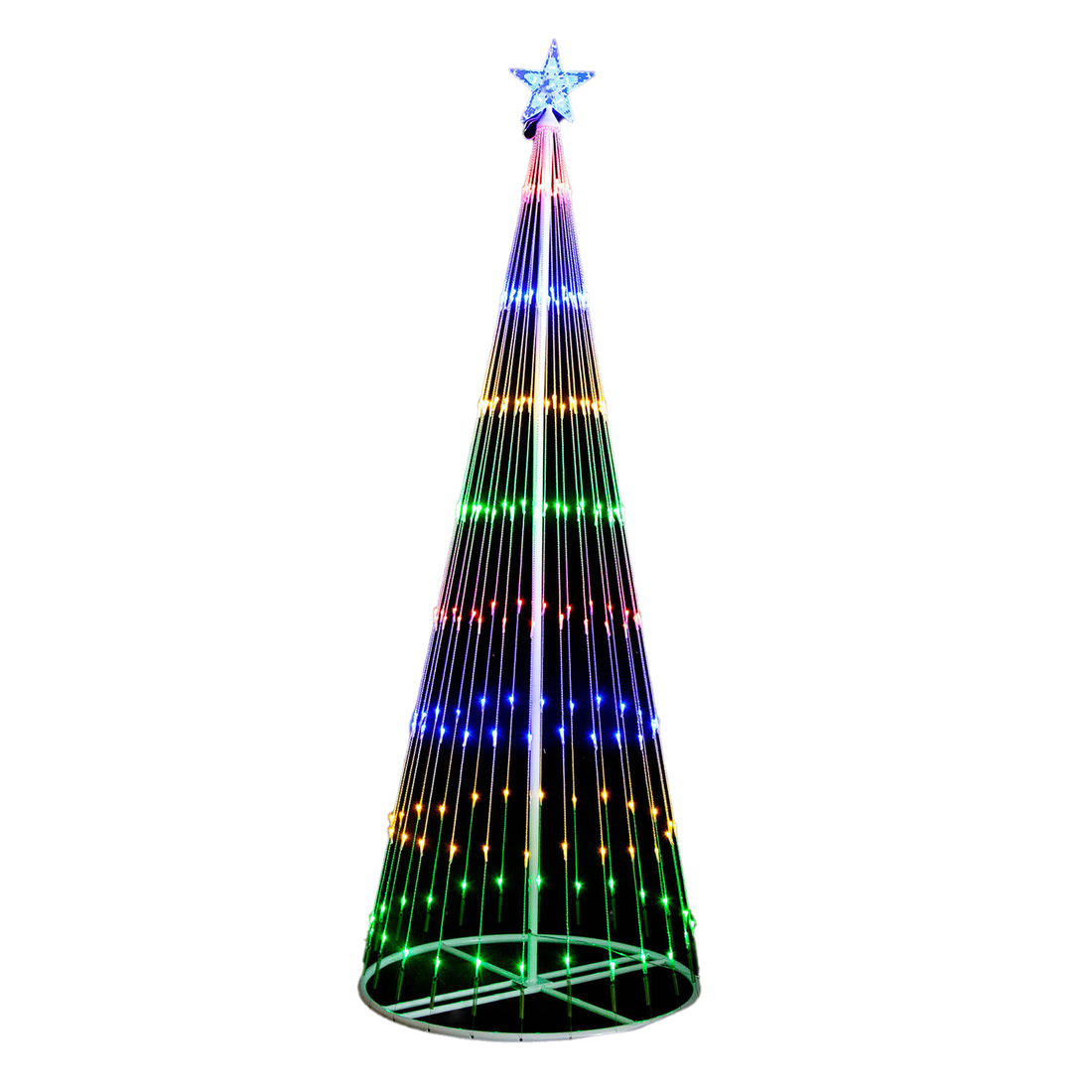 Samland LED Christmas Tree with Star Lights 163cm