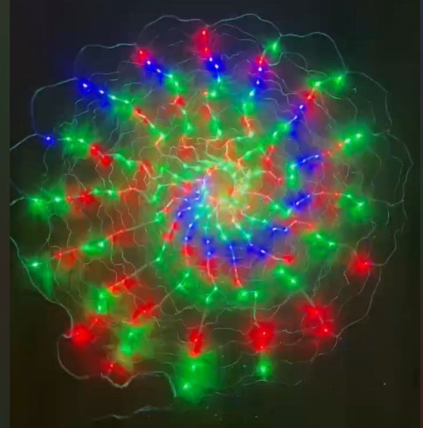 Samland LED Spiral Circle Christmas Light 150cm 256 RGB
