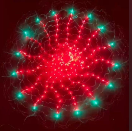 Vortaz LED Fairy String Lights Circular Ring 256 LED 150cm Warm White