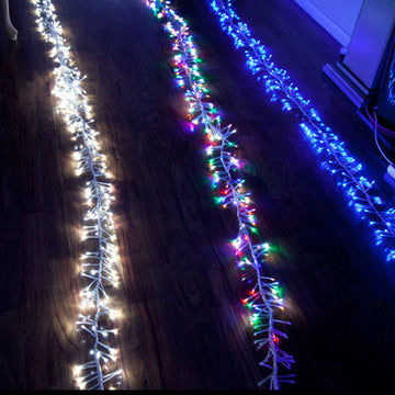 Samland LED Icicle Fairy String Lights Firecracker Effect 500 LED 5m Blue
