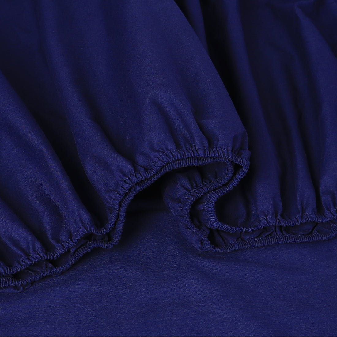 Elan Linen Egyptian Cotton Sheet Set Vintage Washed Navy Blue