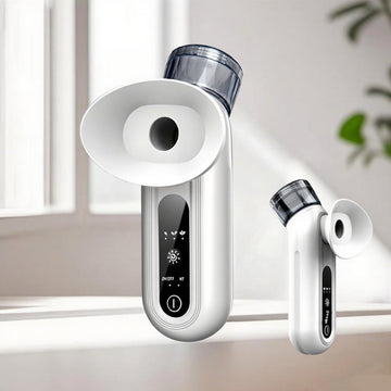 Portable Eye Mist Sprayer Warm Steam Nano Spray White