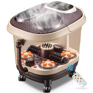 Vortaz Electric Heated Foot Bath Spa with Bubbles and Remote Control