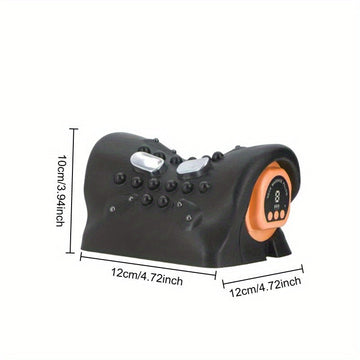 Livemor Electric Neck and Shoulder Massager with Heat Black 12cm