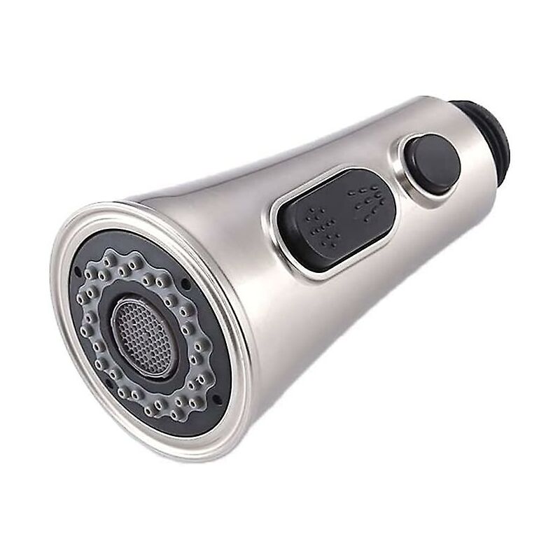Vortaz Kitchen Faucet Replacement Shower Head 2 Jets Chrome