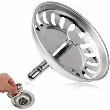 Vortaz Stainless Steel Kitchen Sink Strainer Stopper 78mm