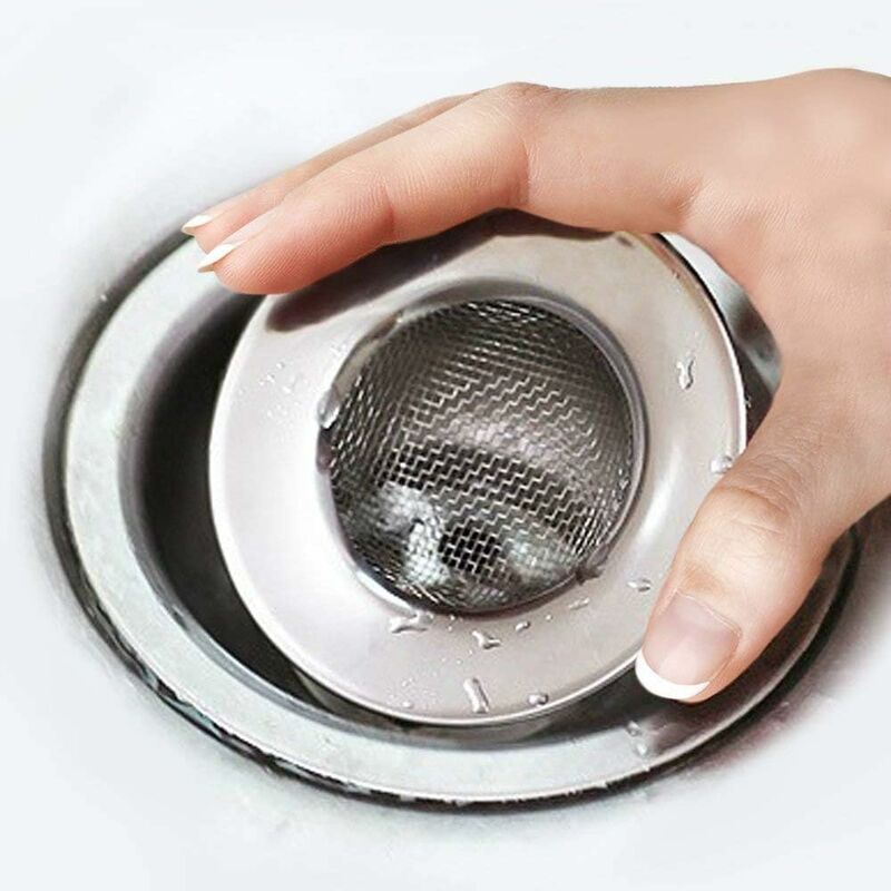 Vortaz Stainless Steel Sink Strainer Hair Catcher 7.6cm