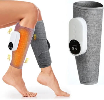 Vortaz Cordless Leg and Calf Massager Air Compression Heat Therapy Grey