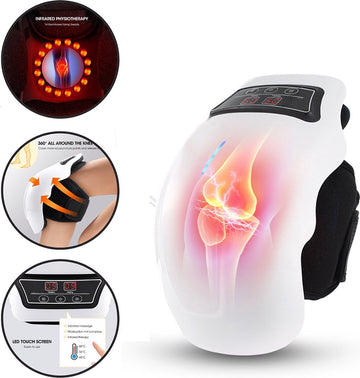 Deluqse Infrared Knee Massager with Red Light and Electrode Therapy