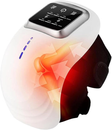 Wireless Rechargeable Knee Massager with LED Screen