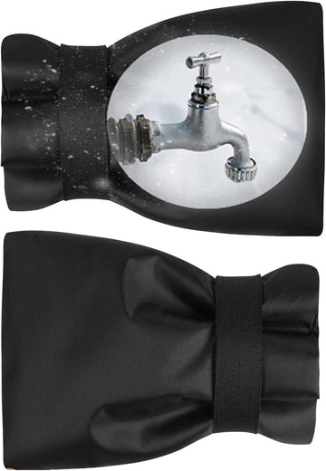 2-Pack Outdoor Tap Frost Protection Cover Waterproof