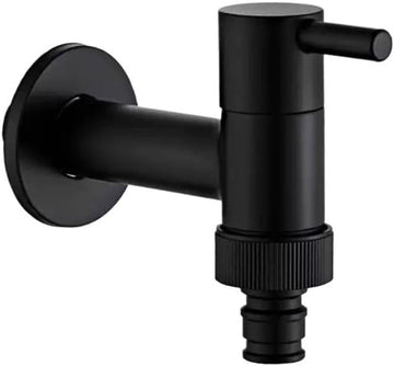 Vortaz Wall Mounted Basin Mixer Tap Corner Black