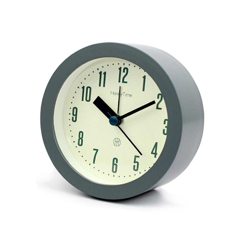 Silent Round Children's Alarm Clock Gentle Wake Snooze Light