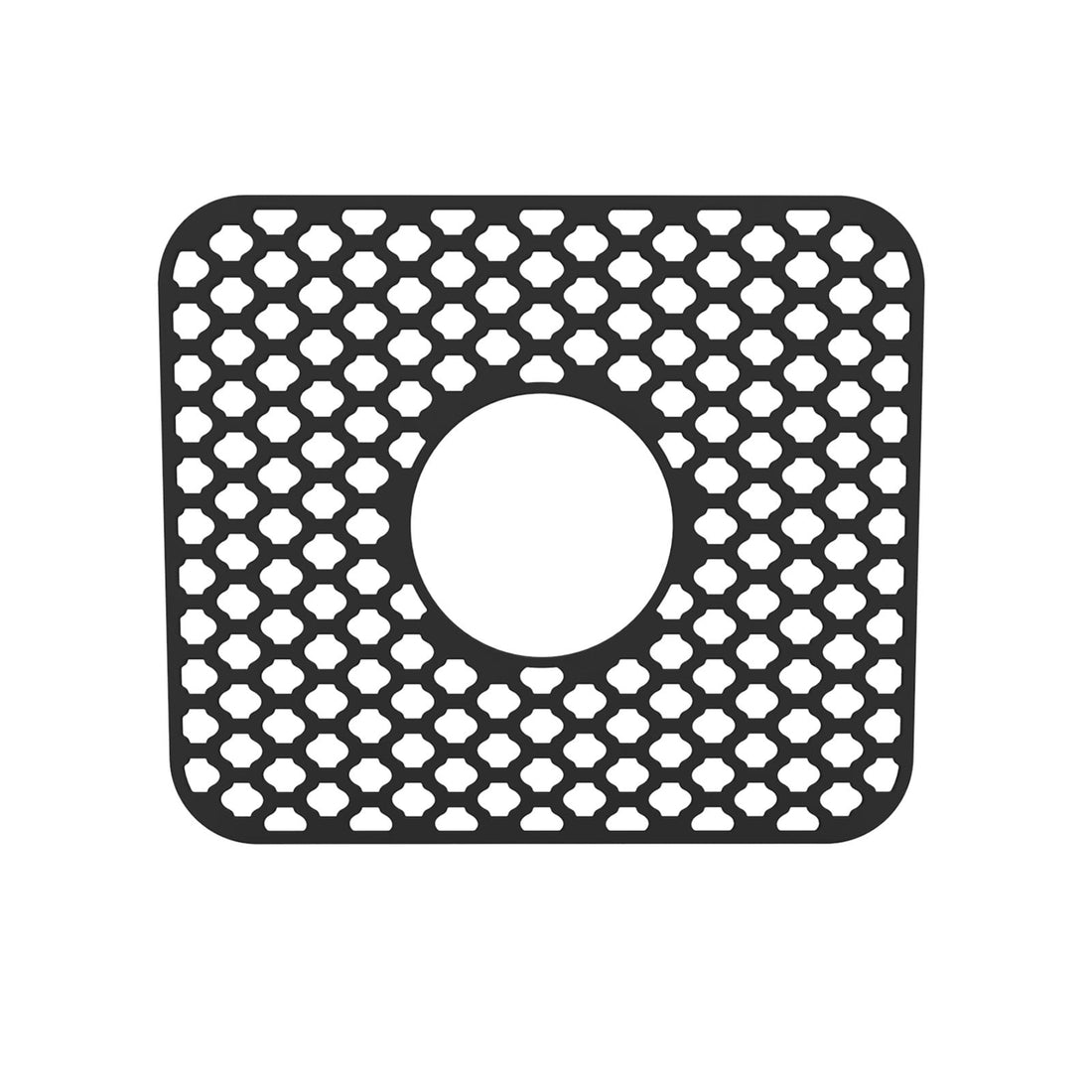 PALIFEUR Silicone Kitchen Sink Mat Black 34cm