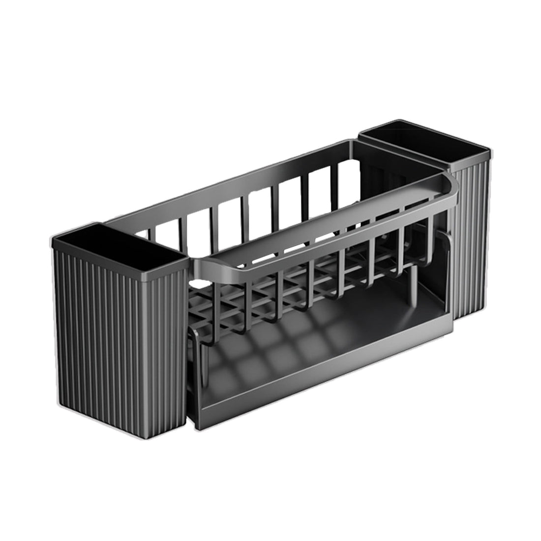 PALIFEUR Rustproof Stainless Steel Kitchen Sink Sponge Holder Gray