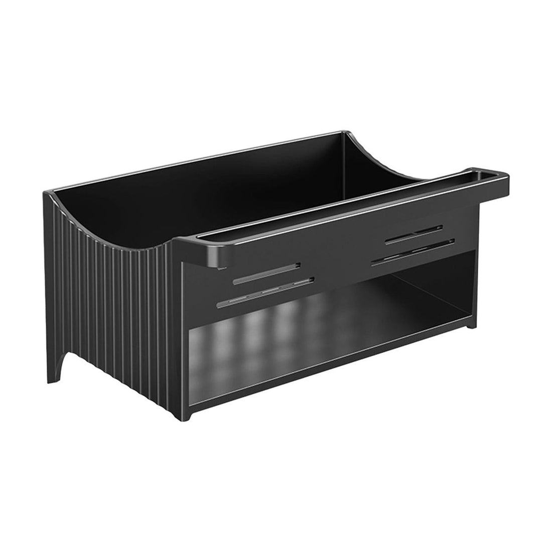 PALIFEUR Rustproof Stainless Steel Kitchen Sink Sponge Holder Black